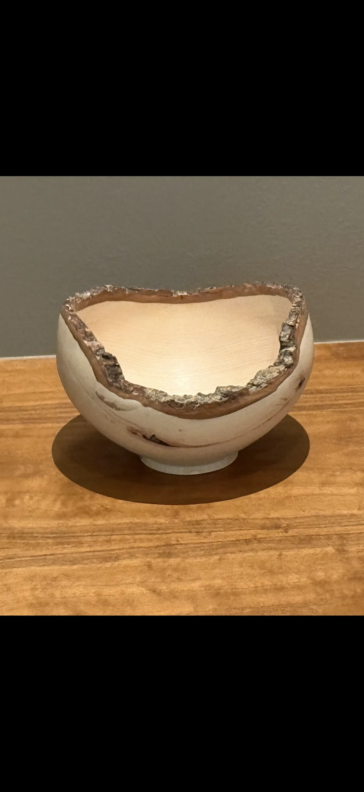 Ash natural edge