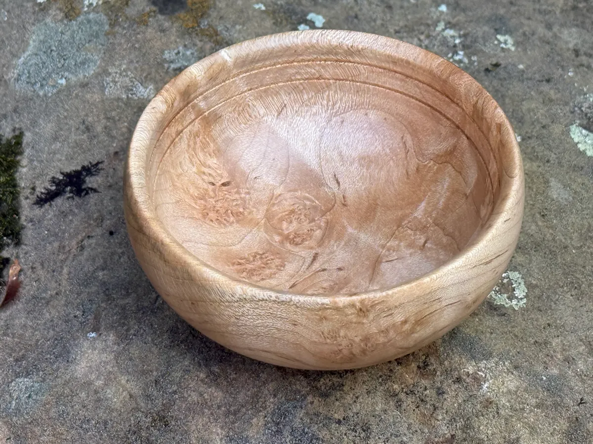 Birdseye Maple Ring Bowl 3.75” x 1.5”