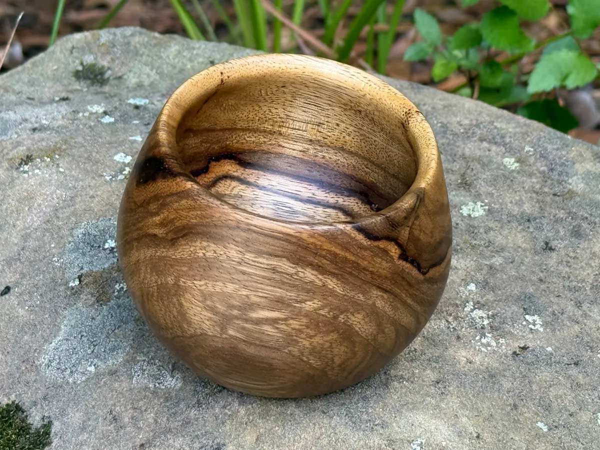 Black Limba Ring Bowl 3.5” x 2.75”