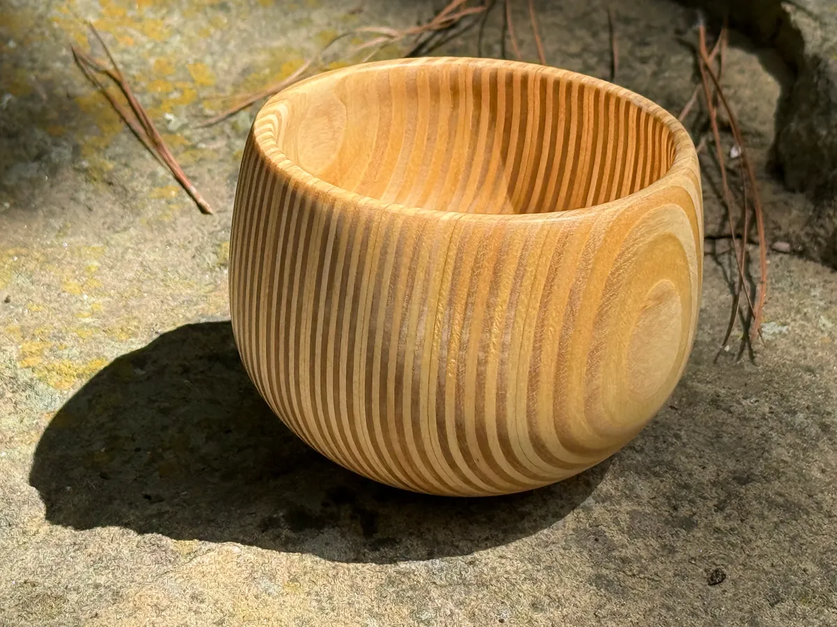Baltic Birch Ply Ring Bowl 3.75” x 2.63”