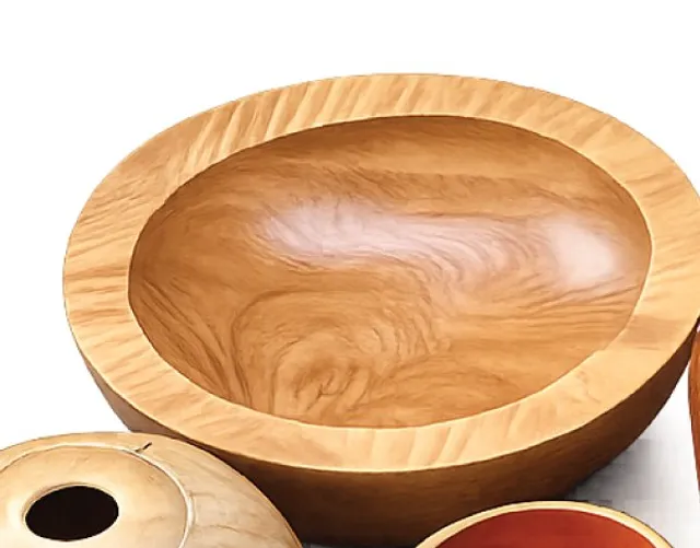 Curly Maple Harvest Bowl — Curly maple