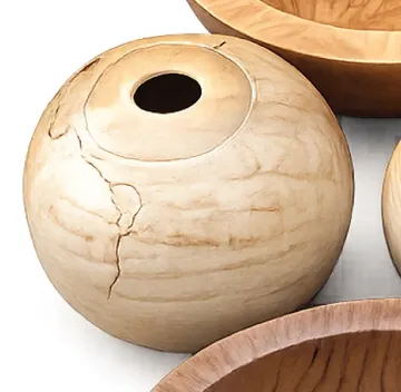 Spalted Sphere Vessel