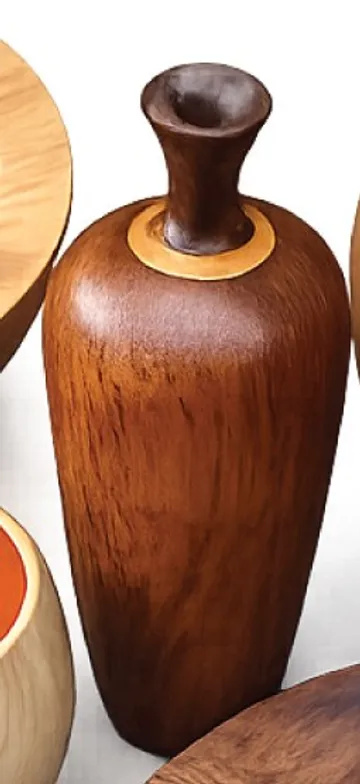 Walnut Bud Vase